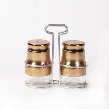 200ml milk glass bottle small glass coffee nuts canister airtight storage spice jar round set with lid